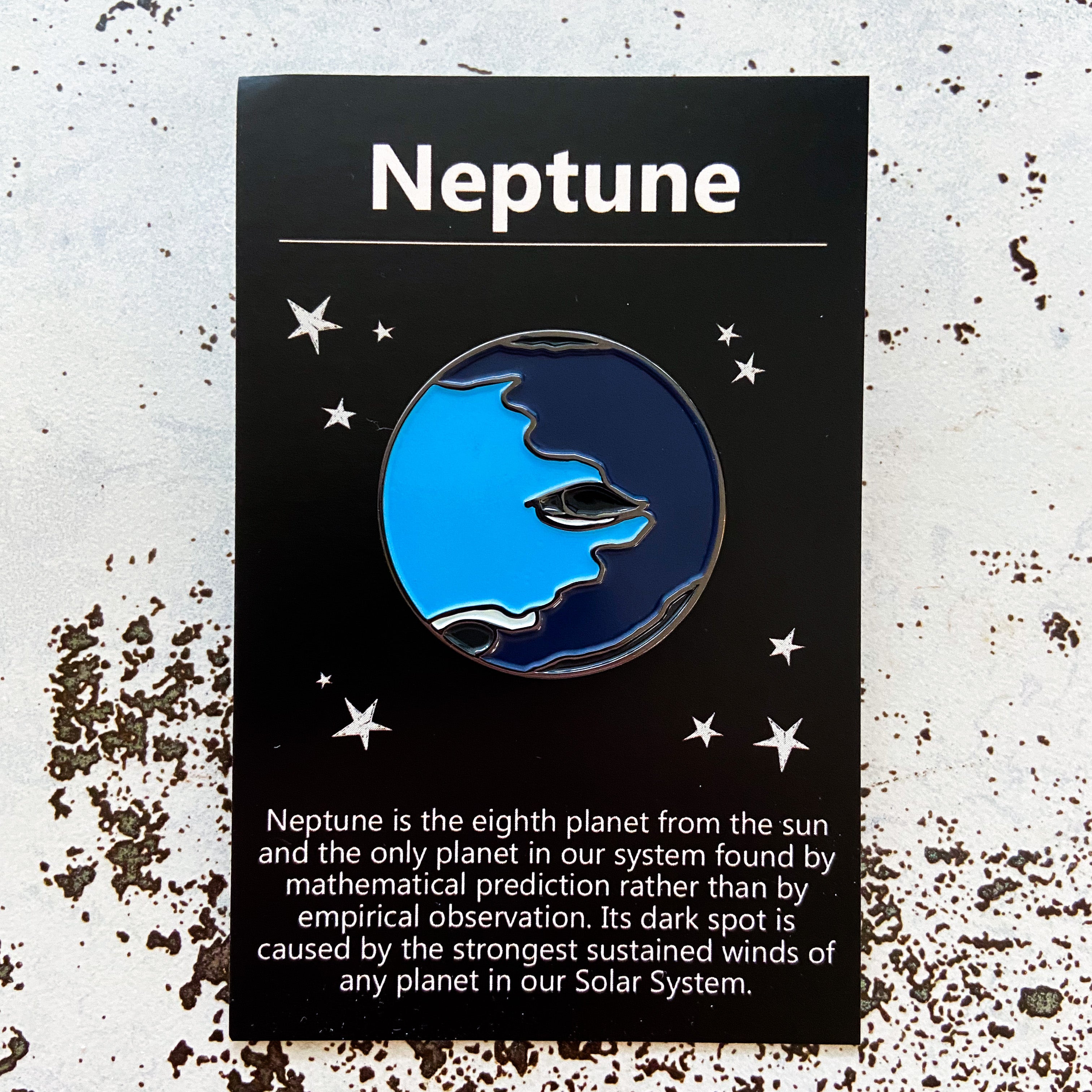 Neptune Enamel Pin | Enamel Pin | Wiccan Center