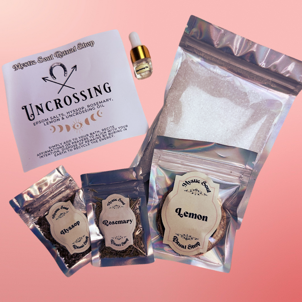 Uncrossing Bath Ritual Kit | Bath Additives | Wiccan Center