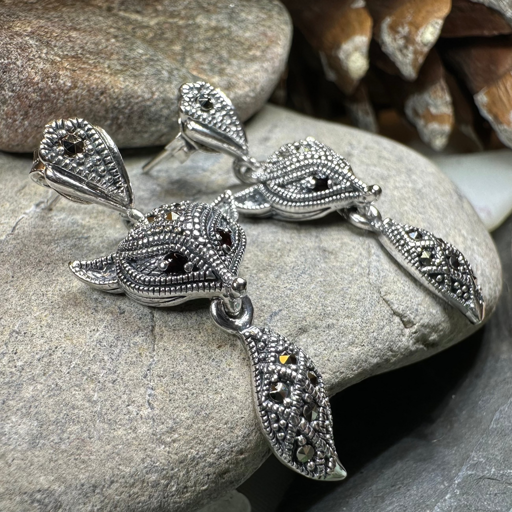 Vixen Fox Earrings | Dangle Earrings | Wiccan Center