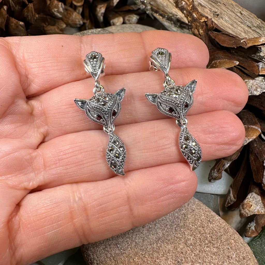 Vixen Fox Earrings | Dangle Earrings | Wiccan Center