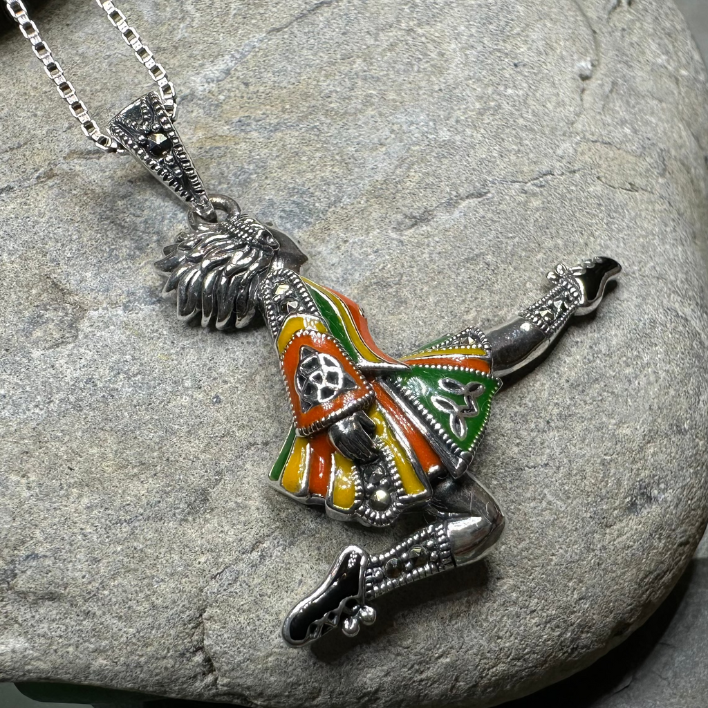 Traditional Irish Dancer Necklace | Pendant | Wiccan Center