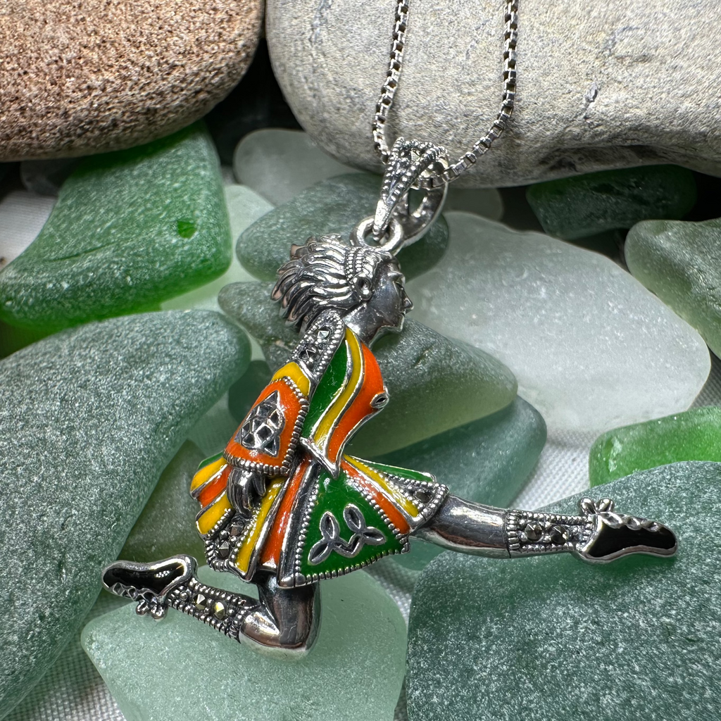 Traditional Irish Dancer Necklace | Pendant | Wiccan Center