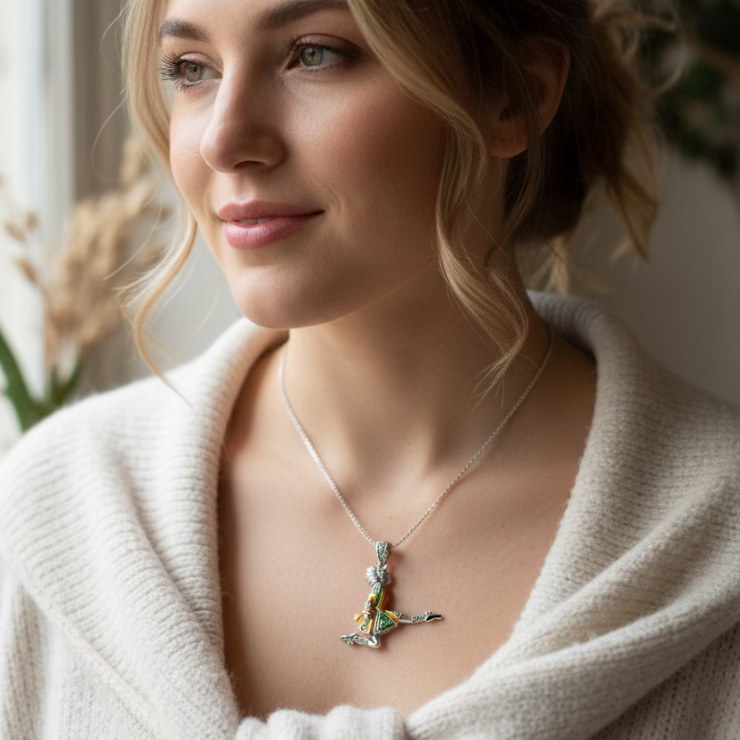 Traditional Irish Dancer Necklace | Pendant | Wiccan Center