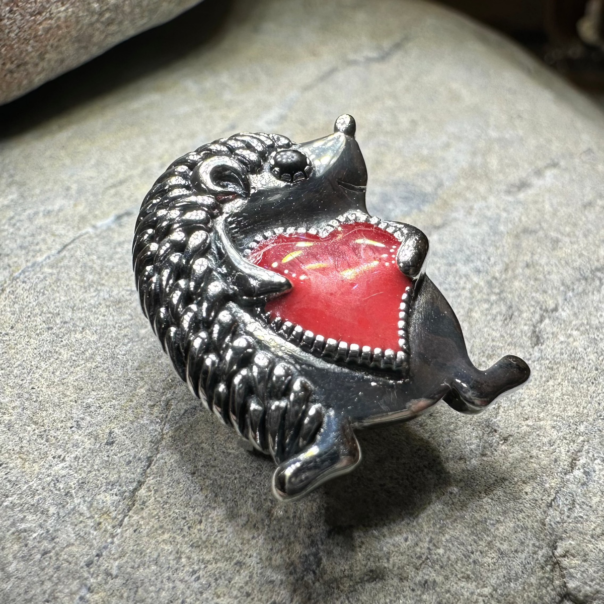 Hugs Hedgehog Pin | Brooch | Wiccan Center