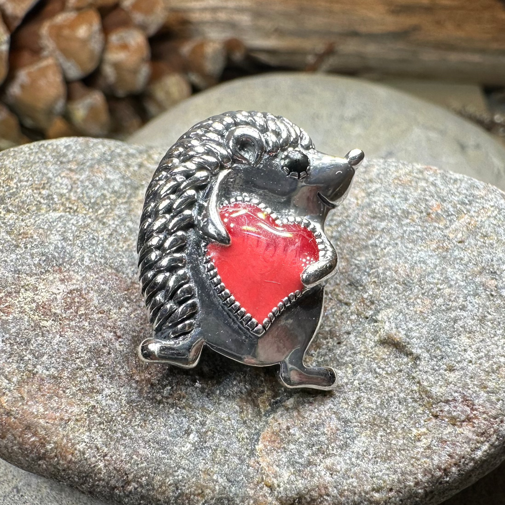 Hugs Hedgehog Pin | Brooch | Wiccan Center