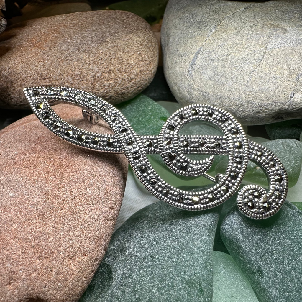 Prima Donna Music Note Brooch | Brooch | Wiccan Center