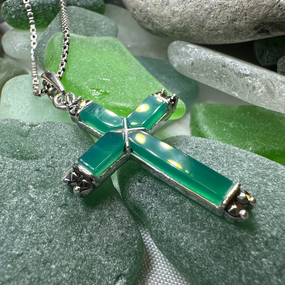 Marcasite Celtic Cross Necklace | Pendant | Wiccan Center