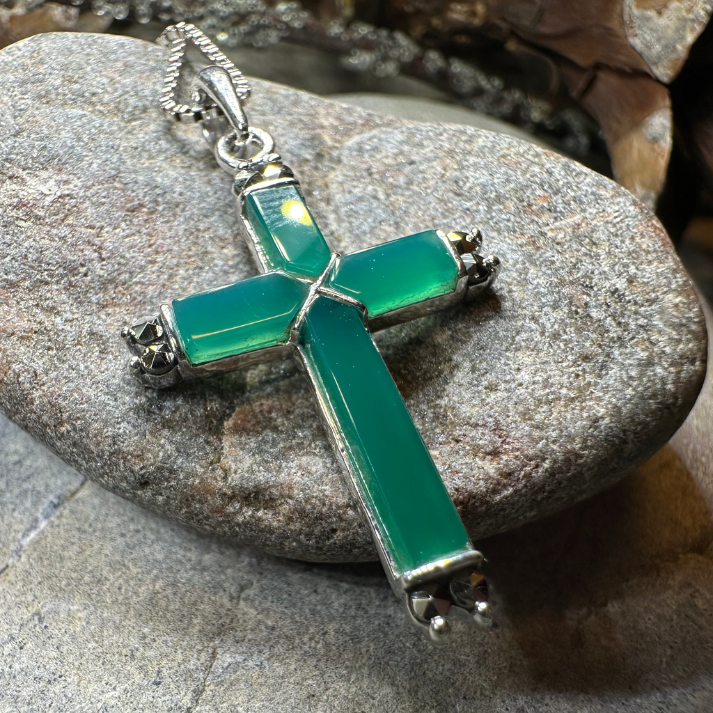 Marcasite Celtic Cross Necklace | Pendant | Wiccan Center