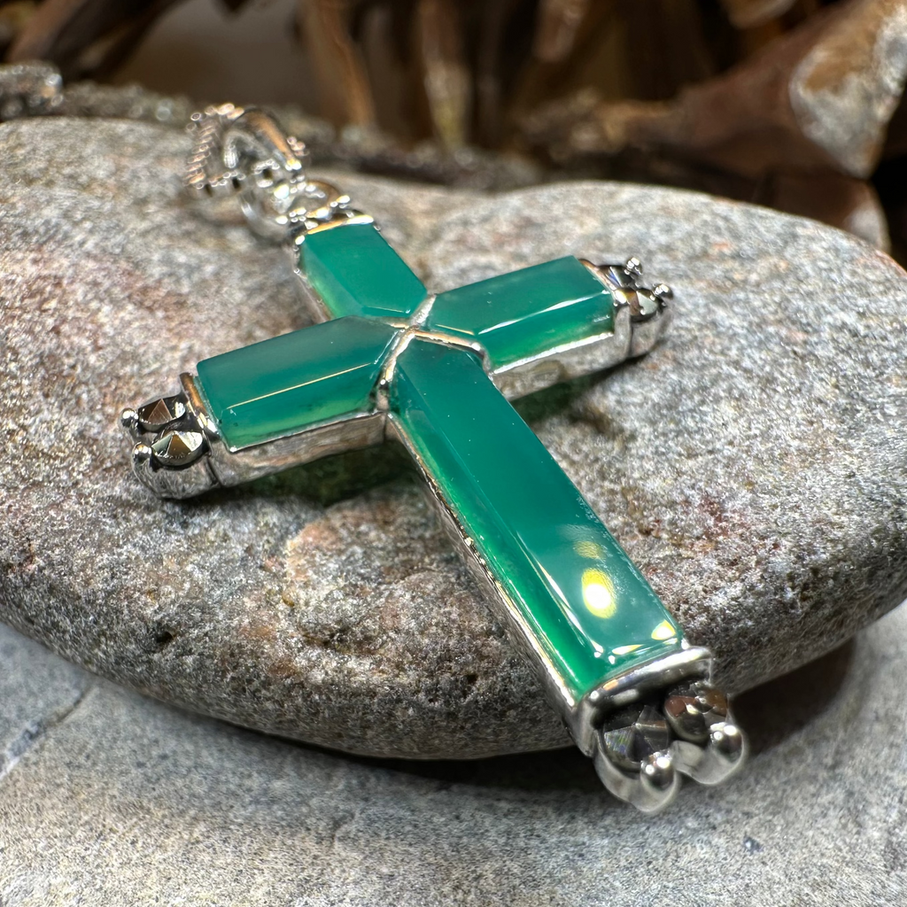 Marcasite Celtic Cross Necklace | Pendant | Wiccan Center