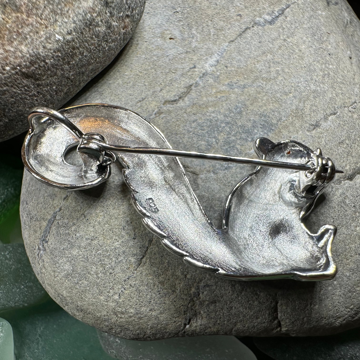 Sparkling Marcasite Squirrel Brooch | Brooch | Wiccan Center