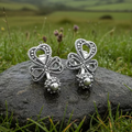 Connemara Shamrock Post Earrings for Women | Post Earrings | Wiccan Center