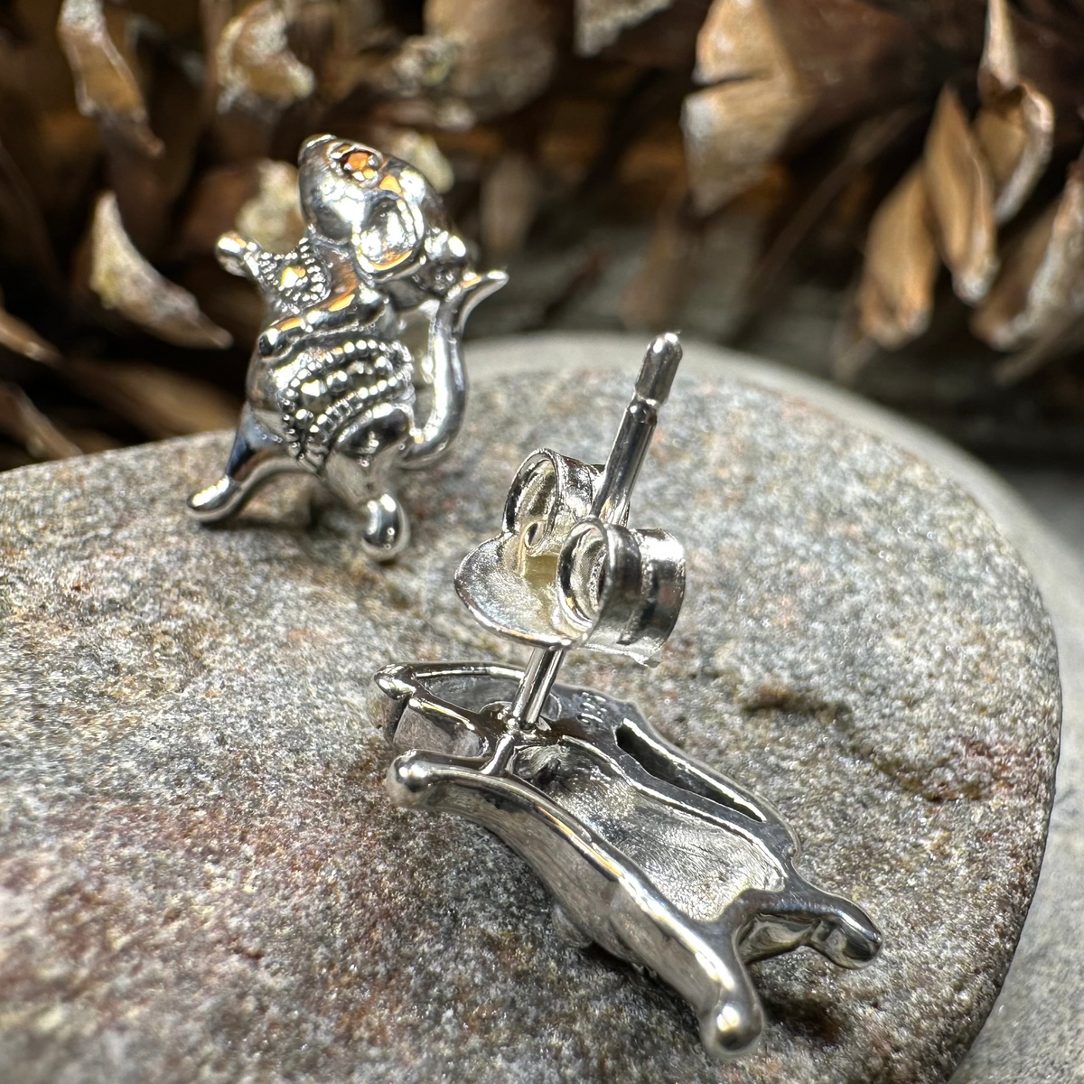 Luch Mouse Post Earrings | Post Earrings | Wiccan Center