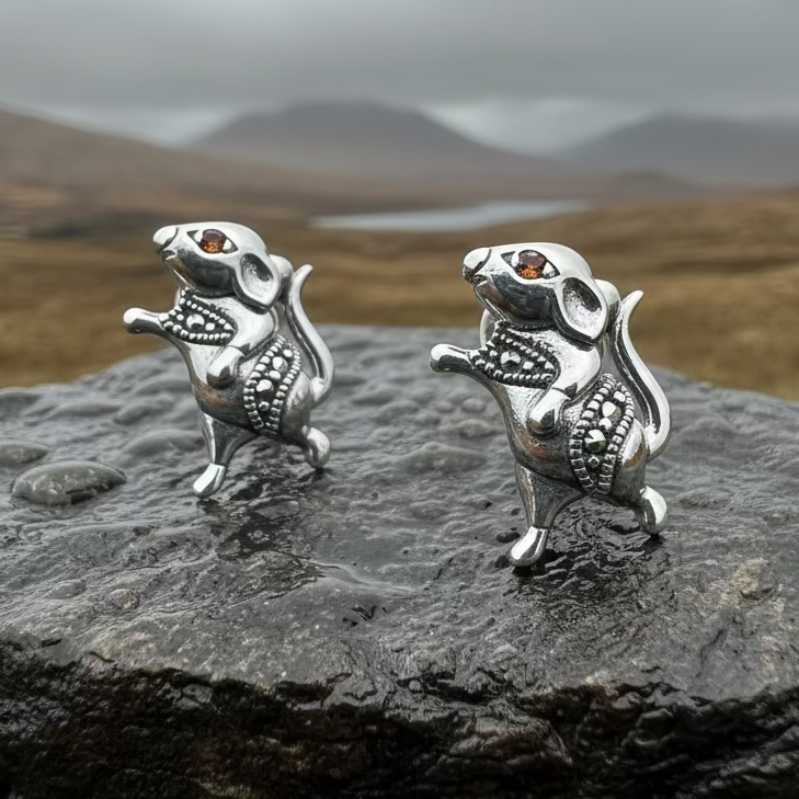Luch Mouse Post Earrings | Post Earrings | Wiccan Center