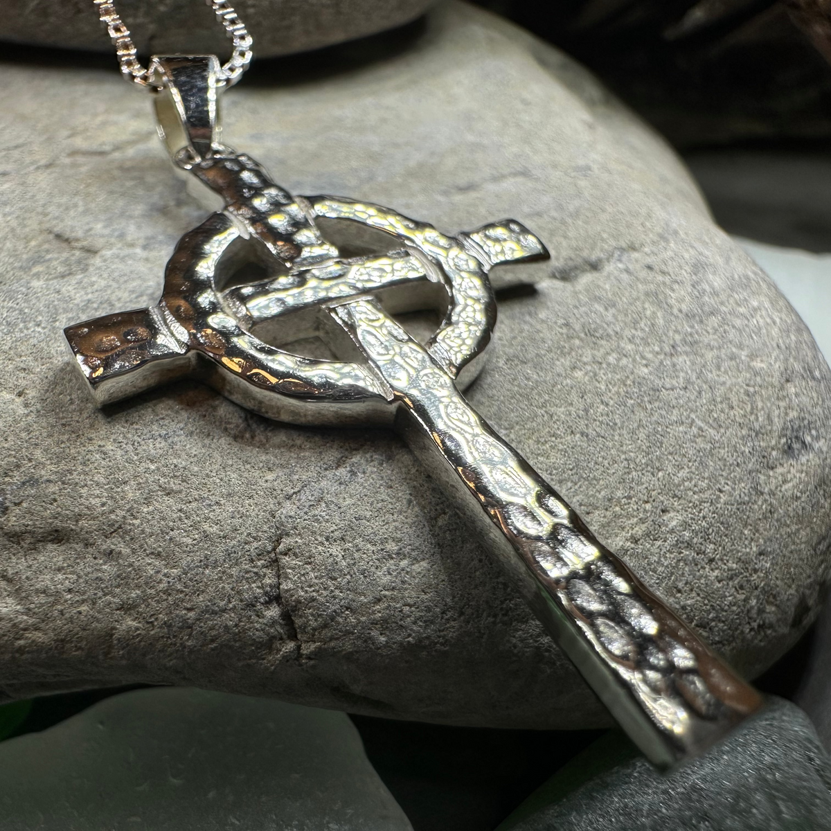 Venetia Celtic Cross Necklace in Sterling Silver | Pendant | Wiccan Center