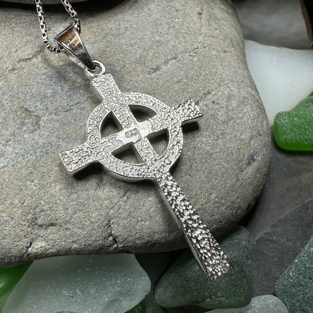 Venetia Celtic Cross Necklace in Sterling Silver | Pendant | Wiccan Center