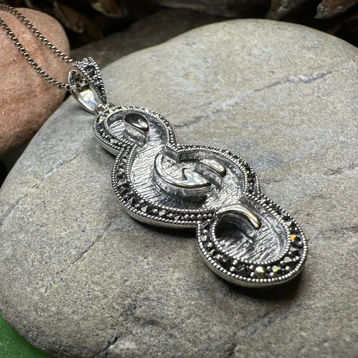 Crescendo Music Note Necklace | Pendant | Wiccan Center
