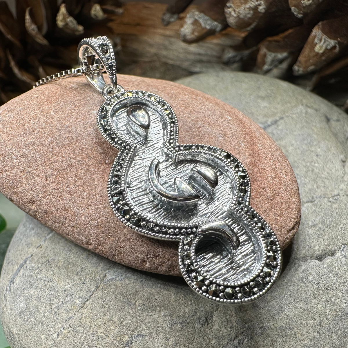 Crescendo Music Note Necklace | Pendant | Wiccan Center