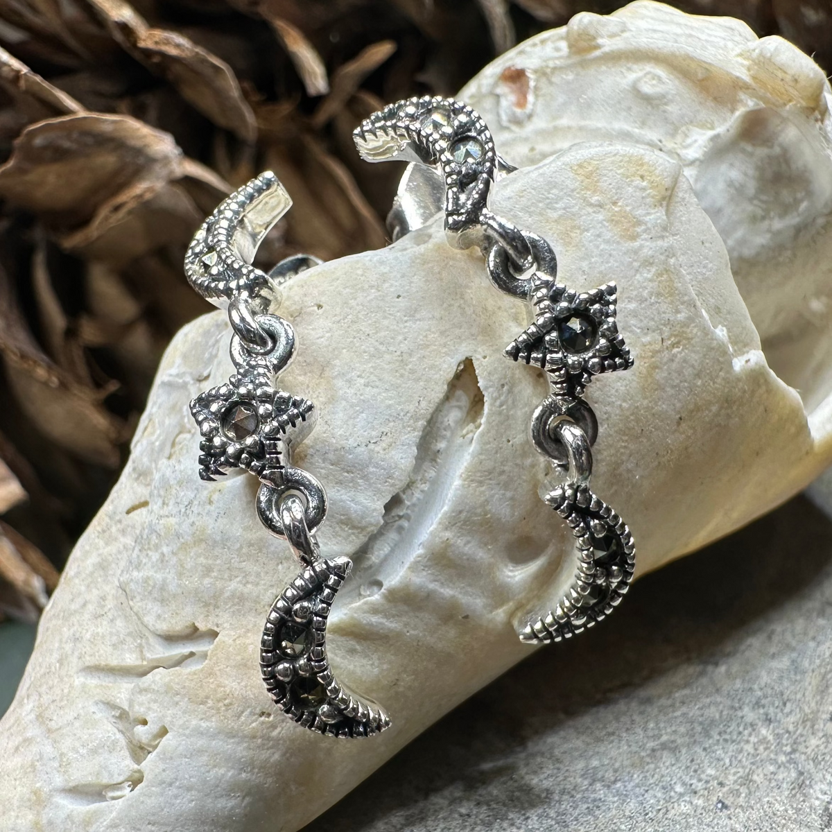 Magical Skies Moon & Stars Stud Earrings | Post Earrings | Wiccan Center