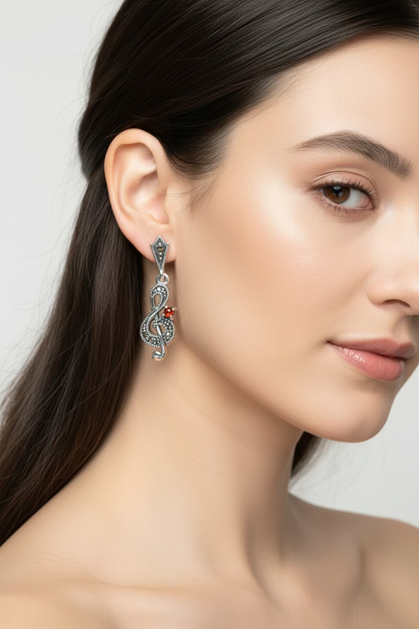 Rhapsody Music Note Earrings | Dangle Earrings | Wiccan Center