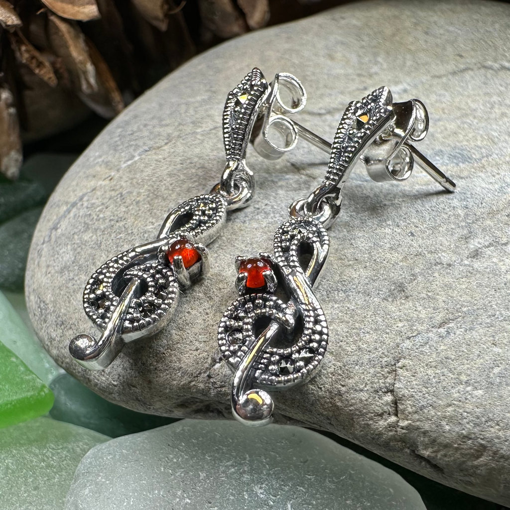 Rhapsody Music Note Earrings | Dangle Earrings | Wiccan Center