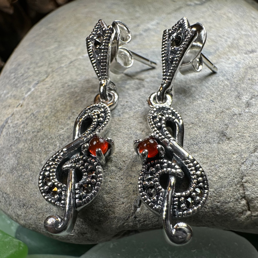 Rhapsody Music Note Earrings | Dangle Earrings | Wiccan Center