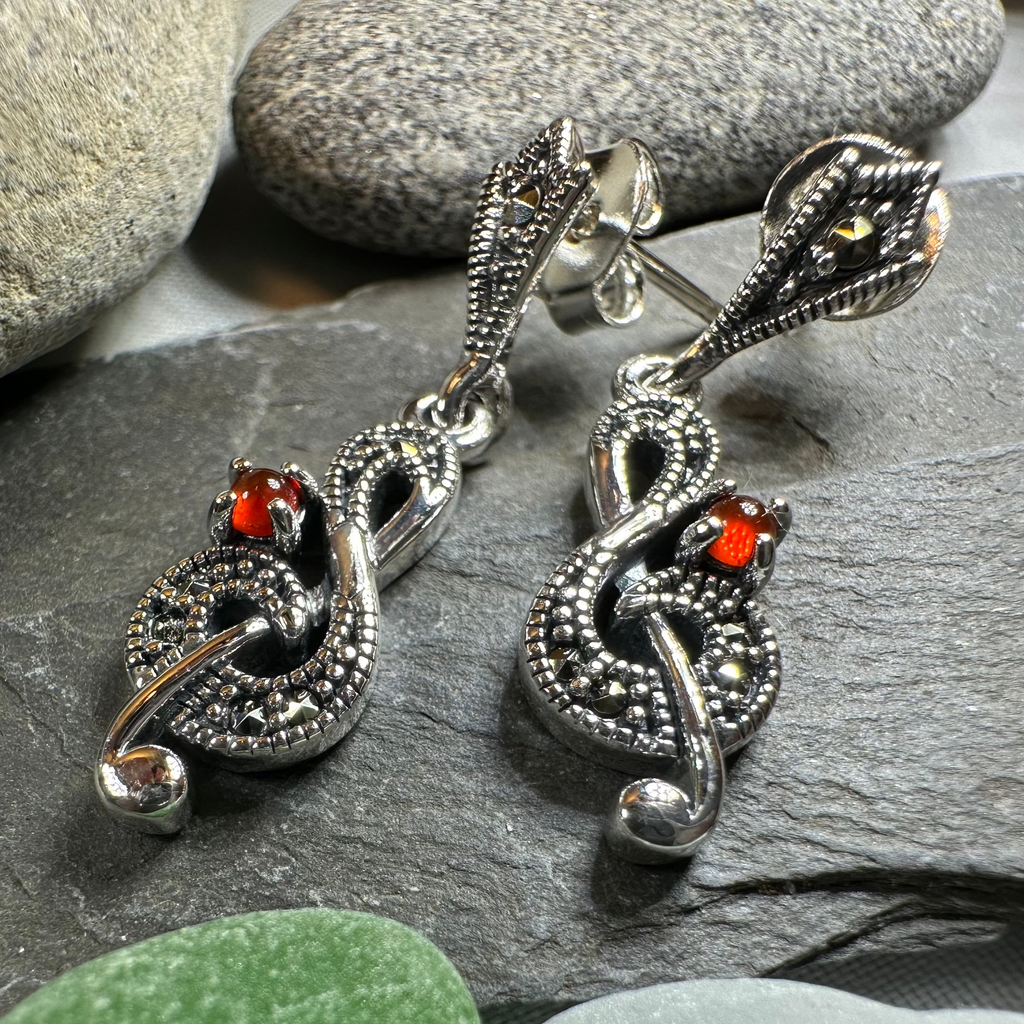 Rhapsody Music Note Earrings | Dangle Earrings | Wiccan Center