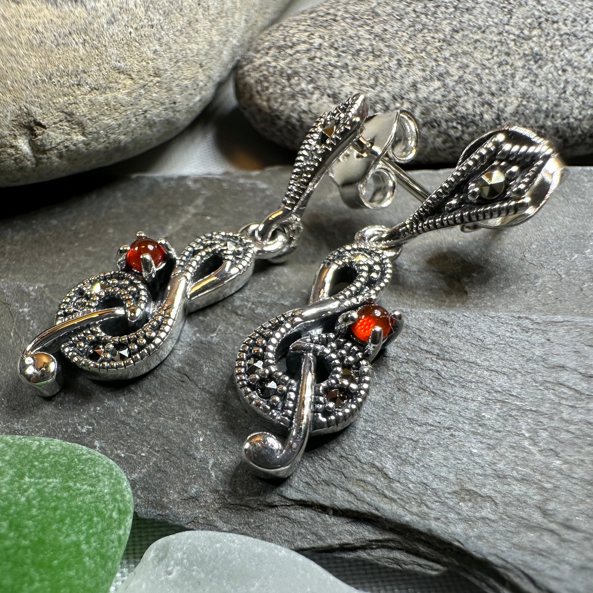Rhapsody Music Note Earrings | Dangle Earrings | Wiccan Center
