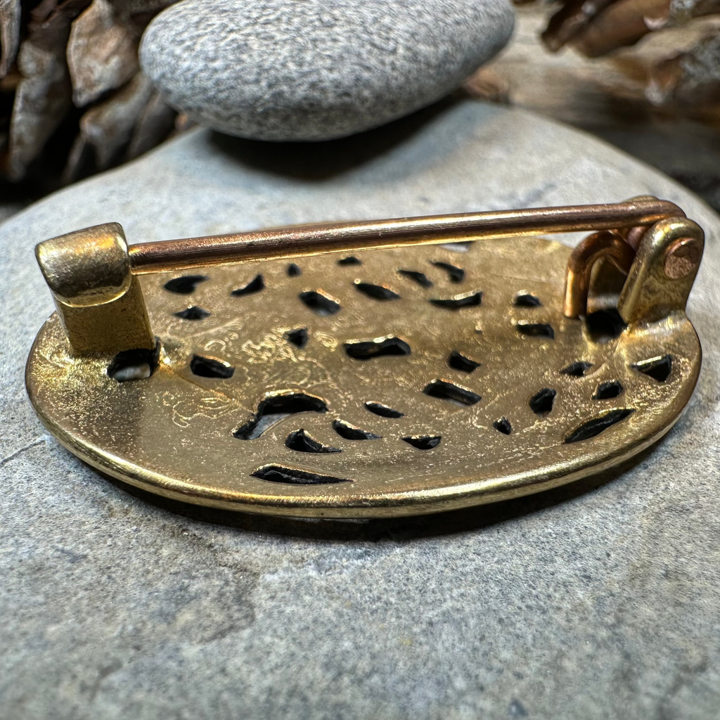 Bronze Atli Viking Brooch - Bronze Historical Reproduction Pin | Brooch | Wiccan Center