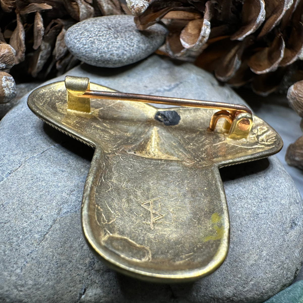 Large Upland Viking Trefoil Brooch - Bronze Historical Reproduction Pin | Brooch | Wiccan Center