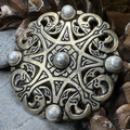 Large Trewhiddle Celtic Medieval Brooch - Bronze Historical Reproduction Pin | Brooch | Wiccan Center