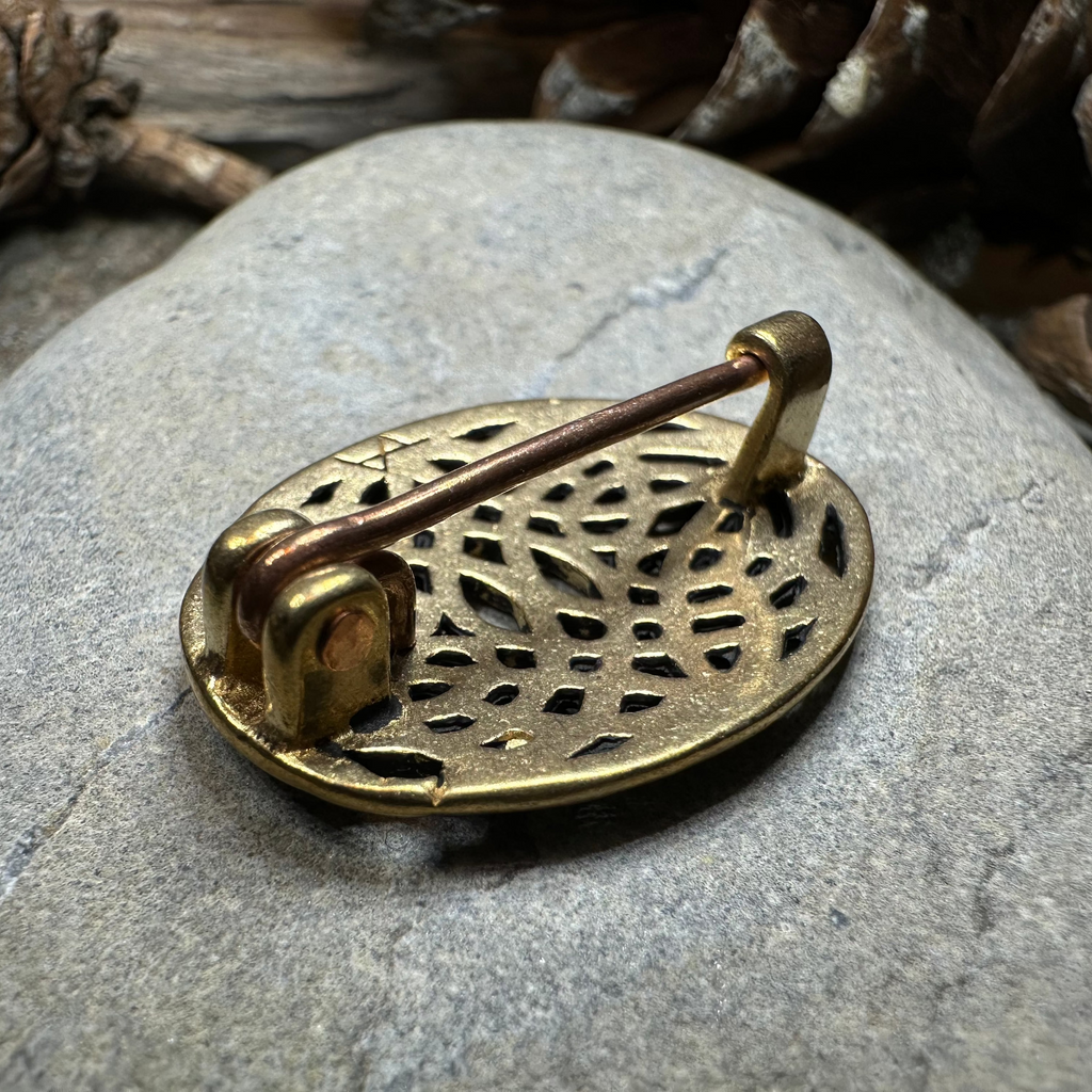 Bronze Infinity Celtic Brooch - Bronze Historical Reproduction Pin | Brooch | Wiccan Center