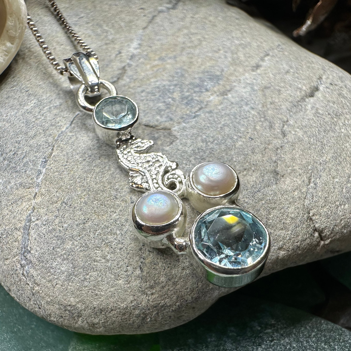 Seamist Seahorse Necklace | Pendant | Wiccan Center