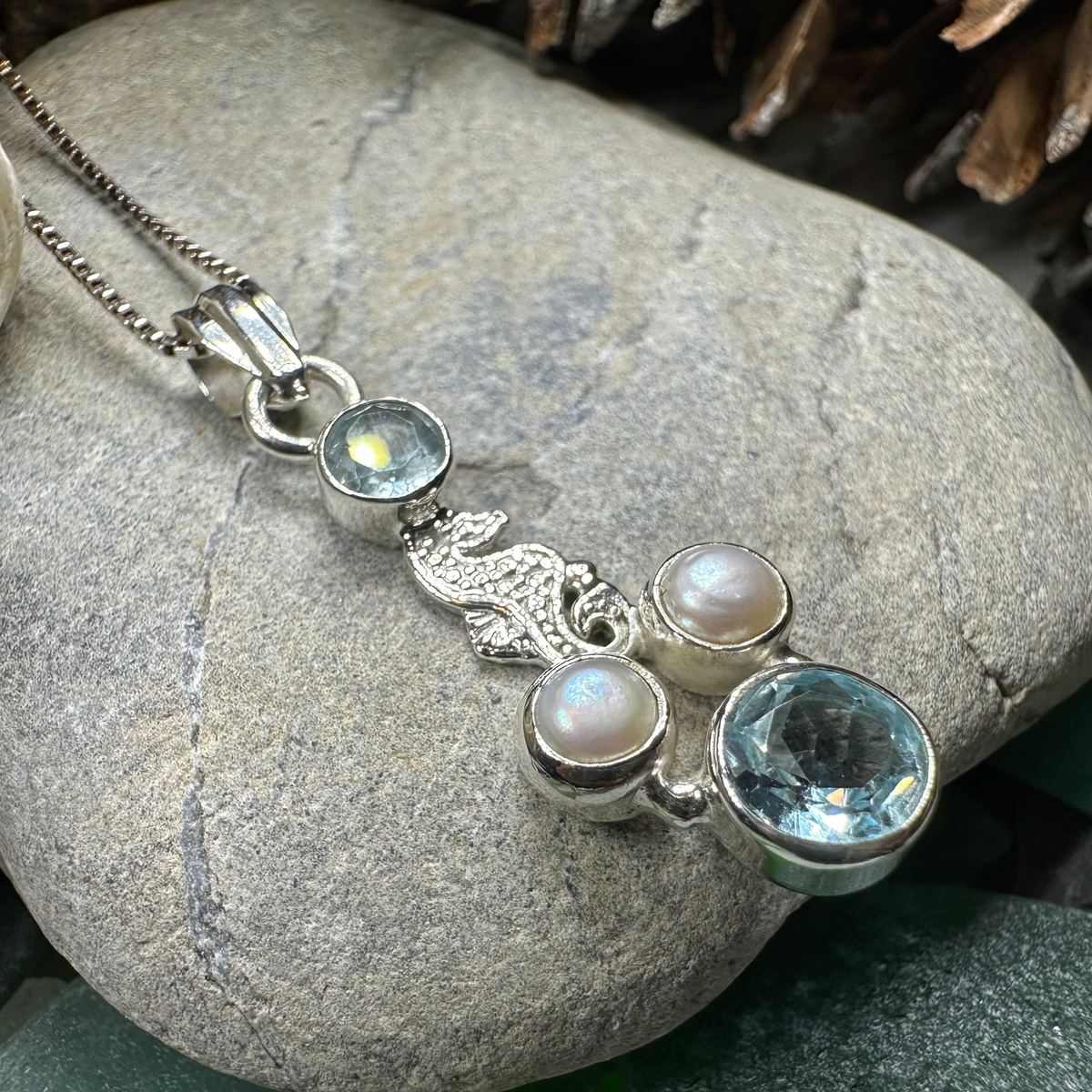 Seamist Seahorse Necklace | Pendant | Wiccan Center