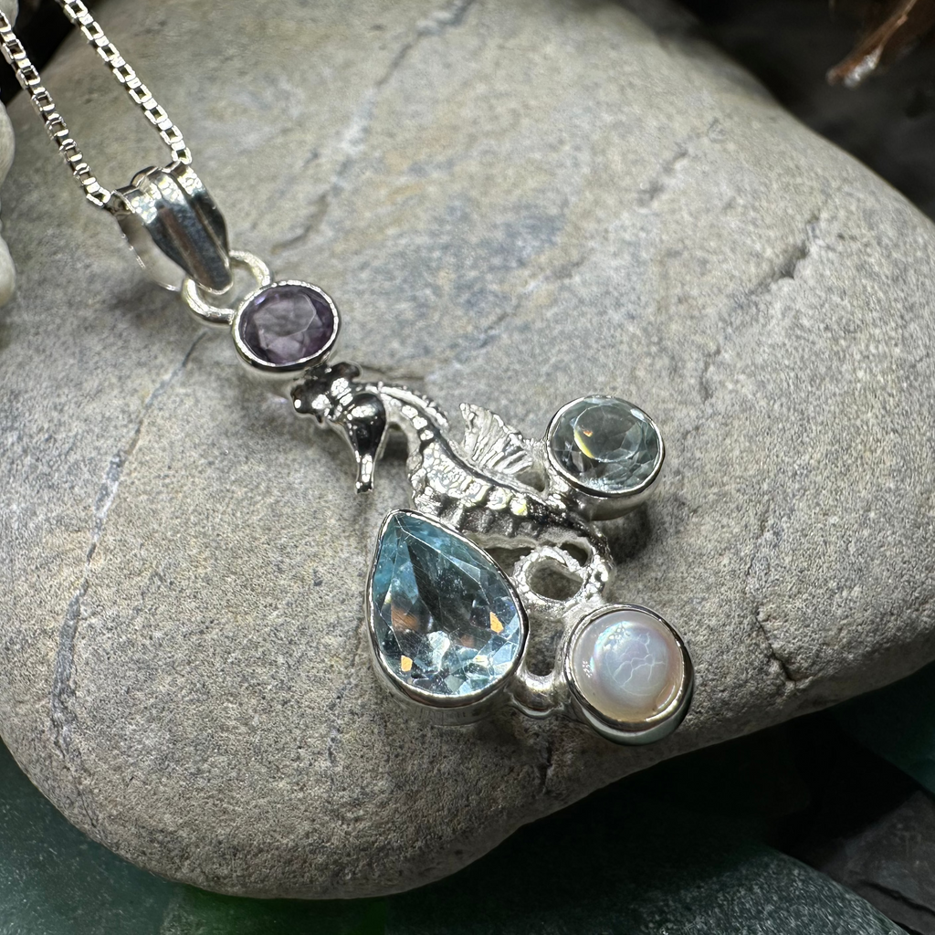Seamist Seahorse Necklace | Pendant | Wiccan Center
