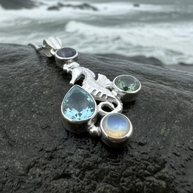 Seamist Seahorse Necklace | Pendant | Wiccan Center