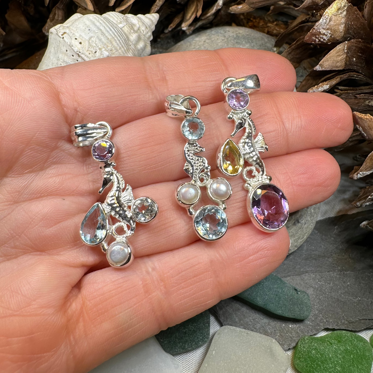 Seamist Seahorse Necklace | Pendant | Wiccan Center