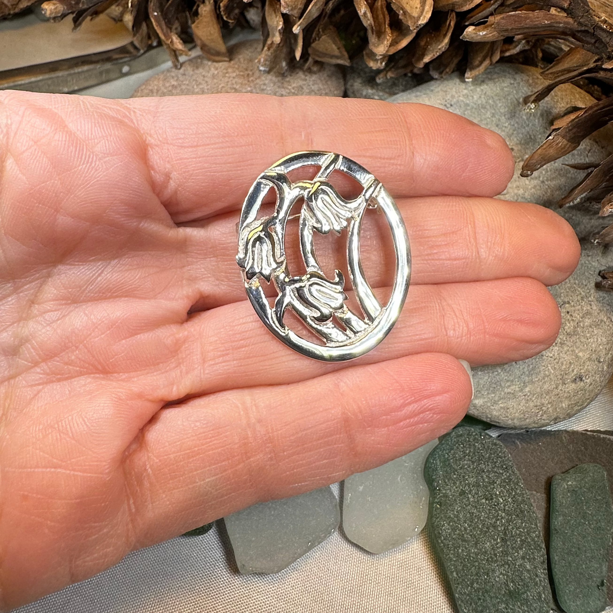 Bonnie Scottish Bluebells Brooch - Handmade in Scotland | Brooch | Wiccan Center