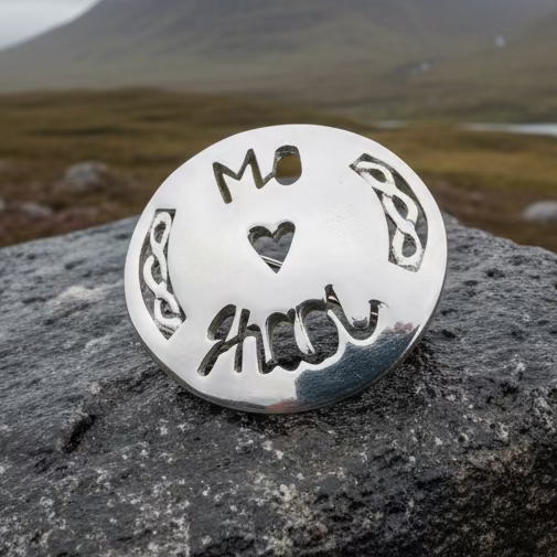 Gaelic "My Love" Brooch - Handmade in Scotland | Brooch | Wiccan Center