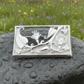 Scottish Highland Fields Bluebell Brooch - Handmade in Scotland