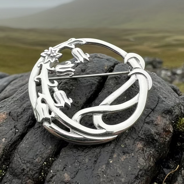 Scottish Highland Dream Bluebell Brooch - Handmade in Scotland | Brooch | Wiccan Center