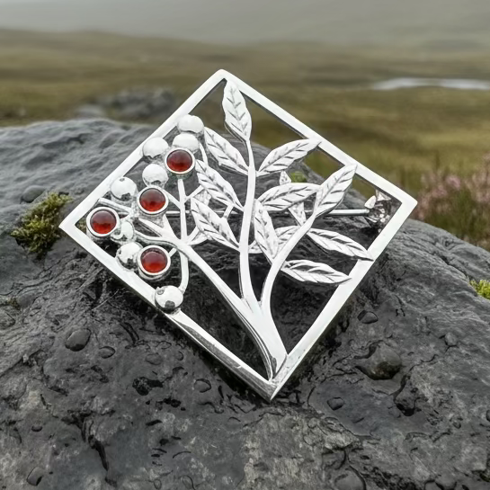 Scottish Rowan Tree of Life Brooch - Handmade in Scotland | Brooch | Wiccan Center
