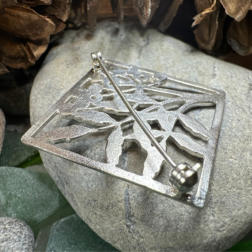 Scottish Rowan Tree of Life Brooch - Handmade in Scotland | Brooch | Wiccan Center