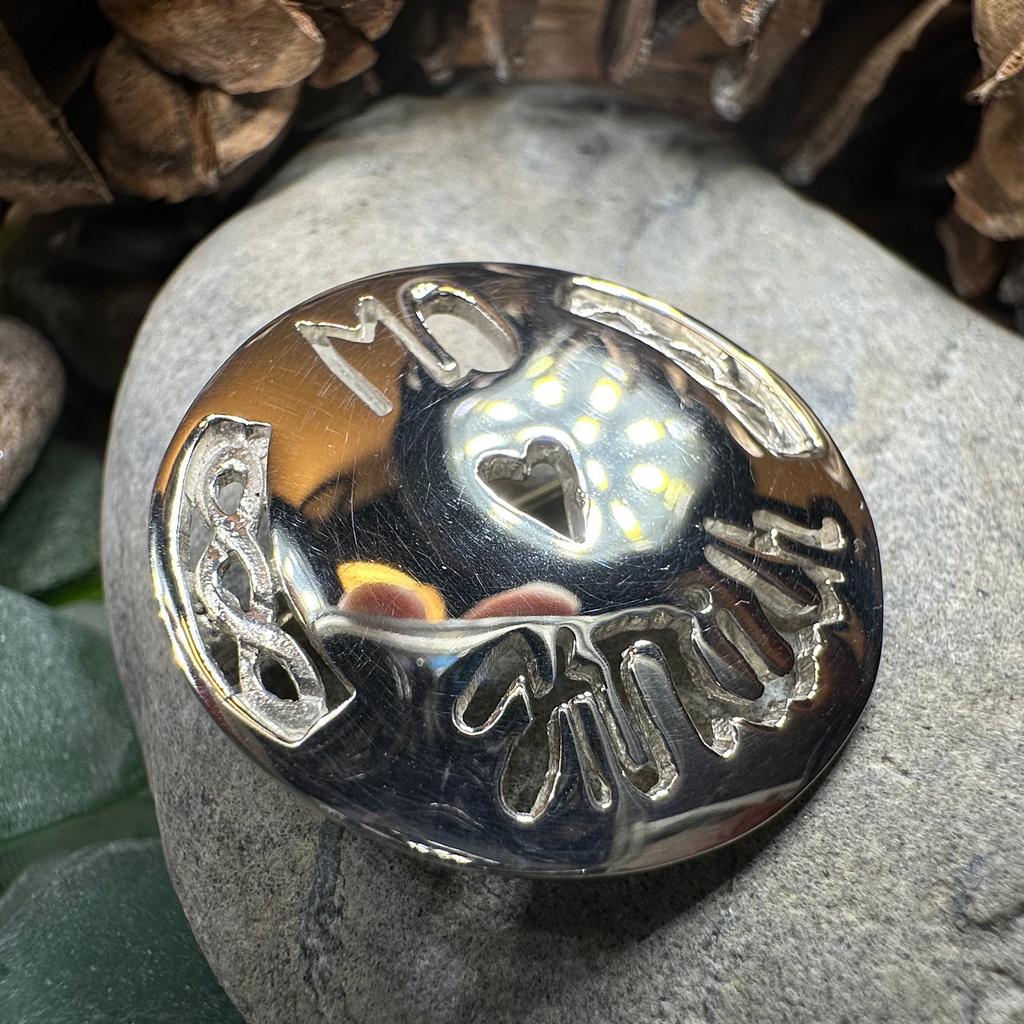 Scottish Gaelic "My Darling" Brooch - Handmade in Scotland | Brooch | Wiccan Center