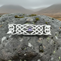 Aranel Amethyst Celtic Knot Brooch - Handmade in Scotland | Brooch | Wiccan Center