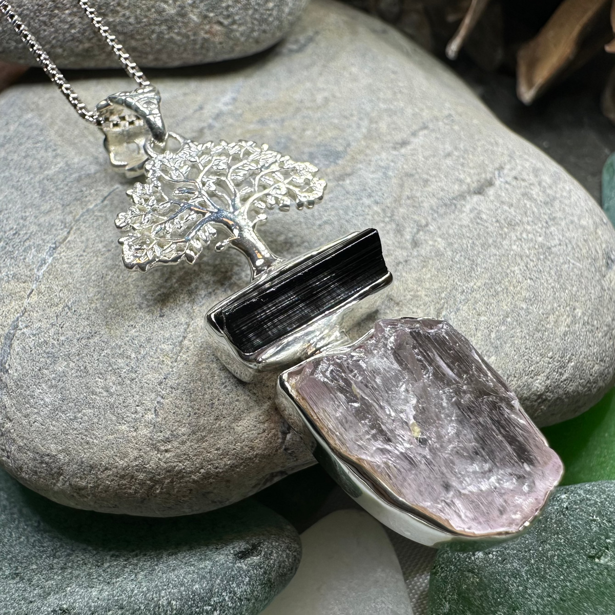 Tree of Life Gemstone Necklace | Pendant | Wiccan Center