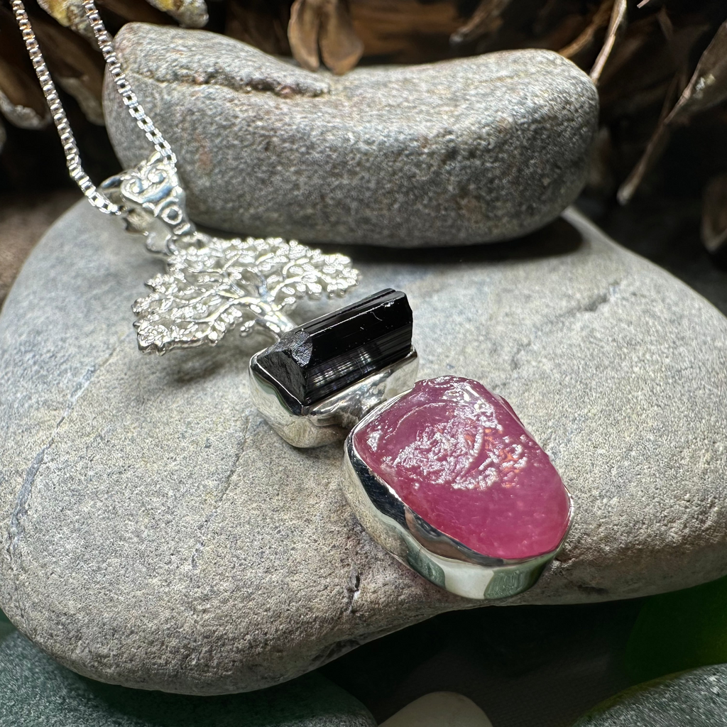 Tree of Life Gemstone Necklace | Pendant | Wiccan Center