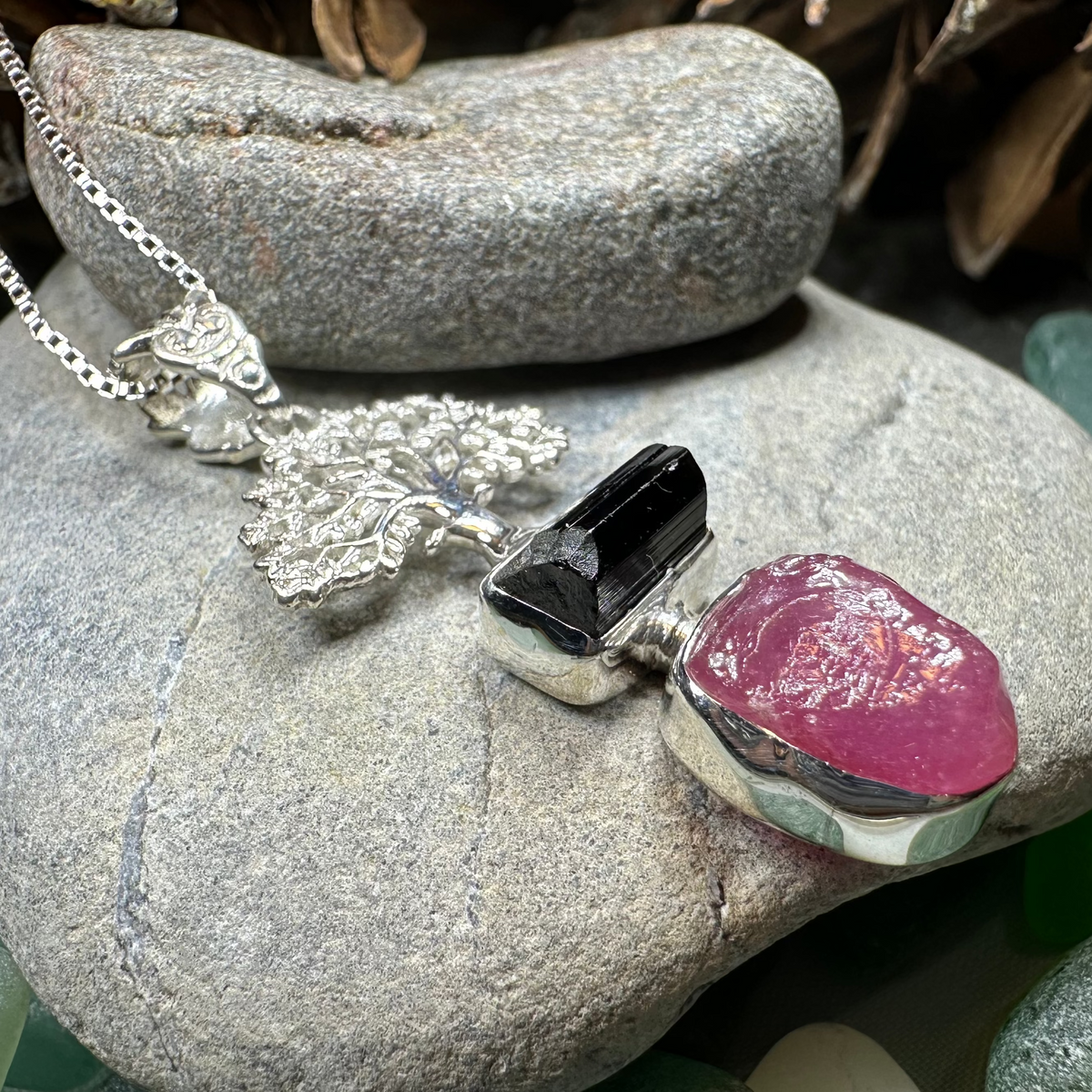 Tree of Life Gemstone Necklace | Pendant | Wiccan Center