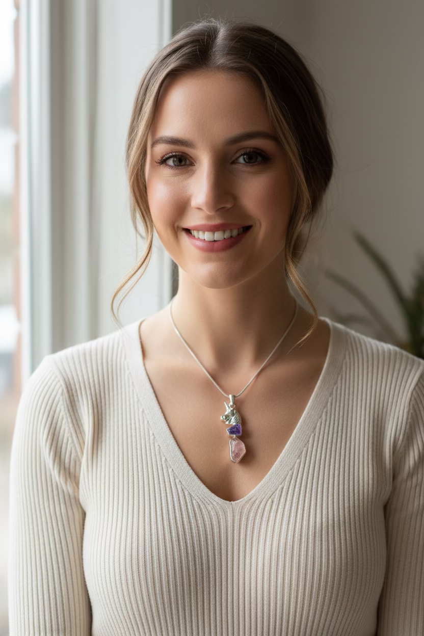 Cloudwalker Unicorn Necklace | Pendant | Wiccan Center