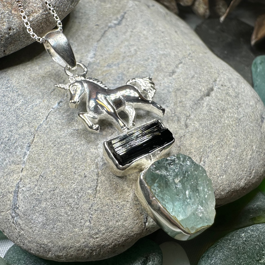 Skyprancer Unicorn Necklace | Pendant | Wiccan Center