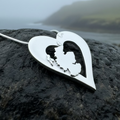 Scotland Heart Necklace - Handmade in Scotland | Pendant | Wiccan Center